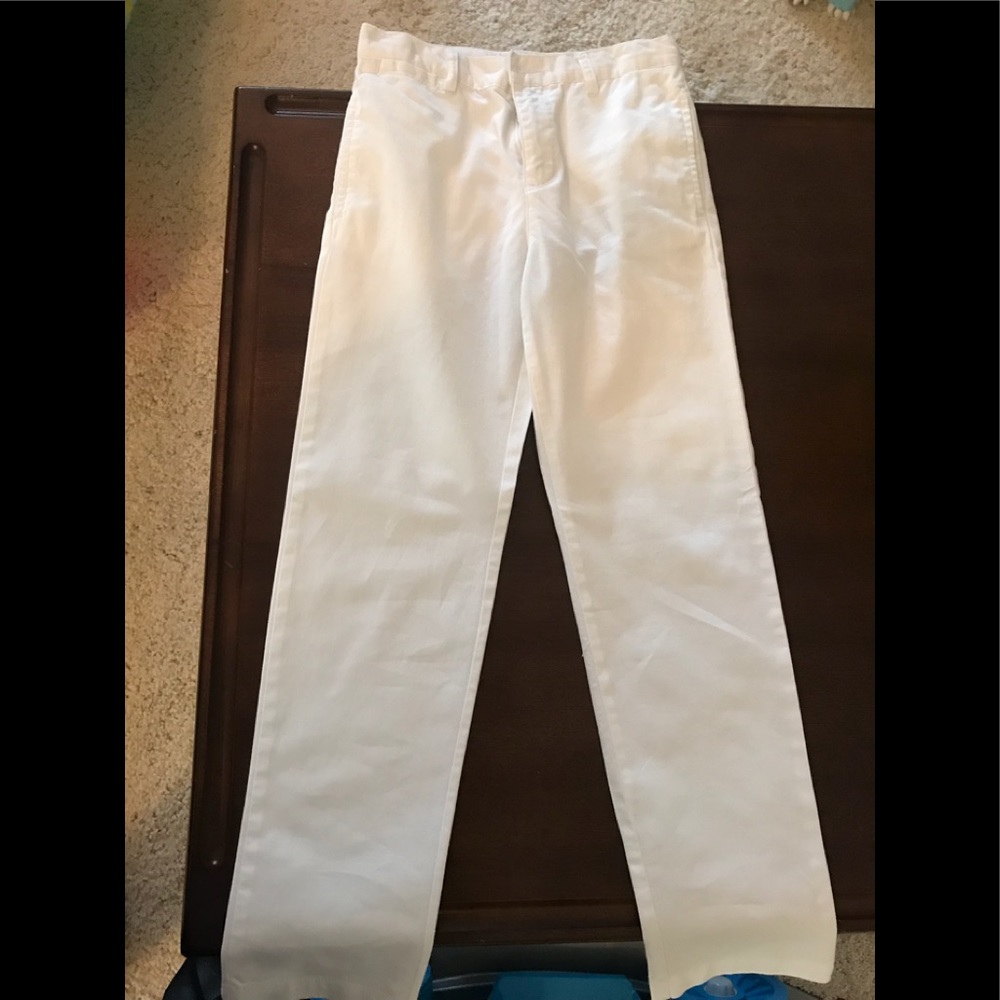 Ralph Lauren Polo Boys White Chinos 7